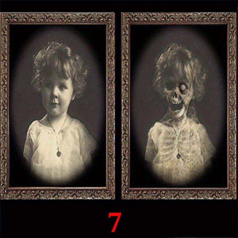 3D-Geister-Bilderrahmen mit wechselndem Gesicht, Halloween-Dekoration, Horror-Bastelbedarf, Spukhaus-Party-Dekor, Halloween-Requisiten 7 3D-Geister-Bilderrahmen mit wechselndem Gesicht, Halloween-Dekoration, Horror-Bastelbedarf, Spukhaus-Party-Dekor, Halloween-Requisiten 7 von Joom DACH