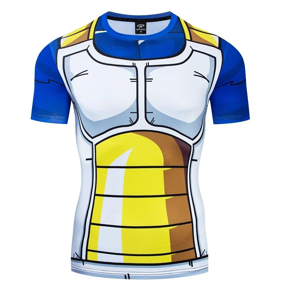 3D Goku T Hemd Männer Sommer Fitness Tops Kickboxen Shirts Bjj Gym Rashguard Mma Boxen Goku T Shirts Männer trikots Muay Thai M von Joom DACH