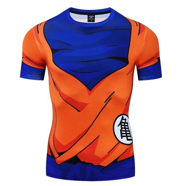 3D Goku T Hemd Männer Sommer Fitness Tops Kickboxen Shirts Bjj Gym Rashguard Mma Boxen Goku T Shirts Männer trikots Muay Thai M von Joom DACH