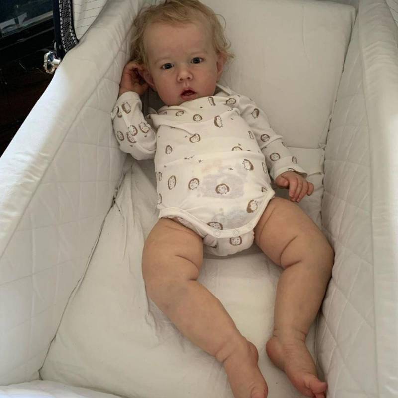 3D Haut Hand Malt Weiches Silikon Reborn Baby Großer Junge Puppe Spielzeug 70 CM Für Mädchen Realistische Tuch Körper kleinkind Kunst Bebe Kind Geschenk von Joom DACH