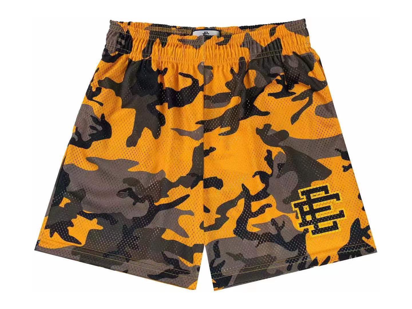 3D Herren Mesh Sportshorts für Fitness und Laufen 140 gelb von Joom DACH