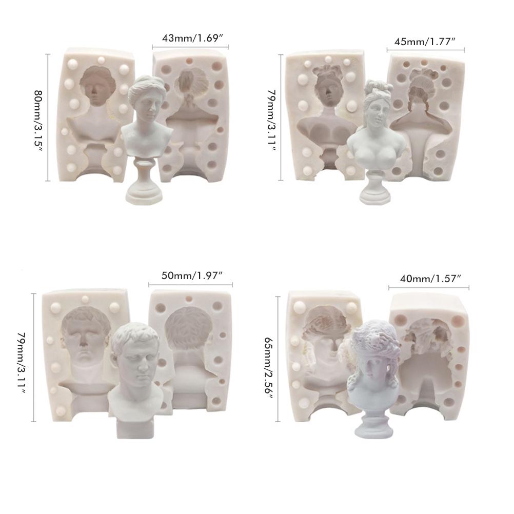 3D Kerzenform zum Gießen DIY Kerzenform Silikon Kuchenform für Heimdekoration Partygeschenk Ali Adg SX-RX-04 von Joom DACH