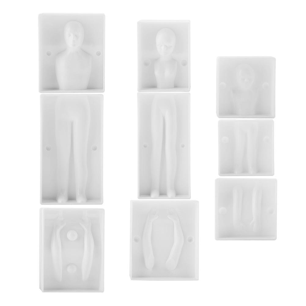 3D Menschenförmiges Familien-Set Fondant Kuchenformen DIY Gebäck Backdekoration Form Backgeschirr von Joom DACH