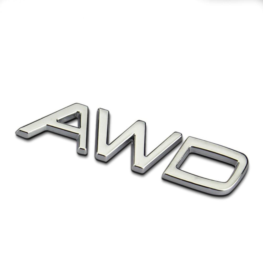 3D Metall T5 T6 T8 AWD Brief Logo Aufkleber Silber Schwarz Für VOLVO XC40 XC60 XC90 S60 S90 V60 V70 v90 Hinten Stamm Abzeichen Zubehör AWD schwarz von Joom DACH