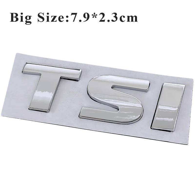 3D Metall TSI Brief Hinten Stamm Emblem Abzeichen Aufkleber Aufkleber Auto Styling Für Polo Golf 5 6 7 CC Passat B5 B6 Bora 8# von Joom DACH