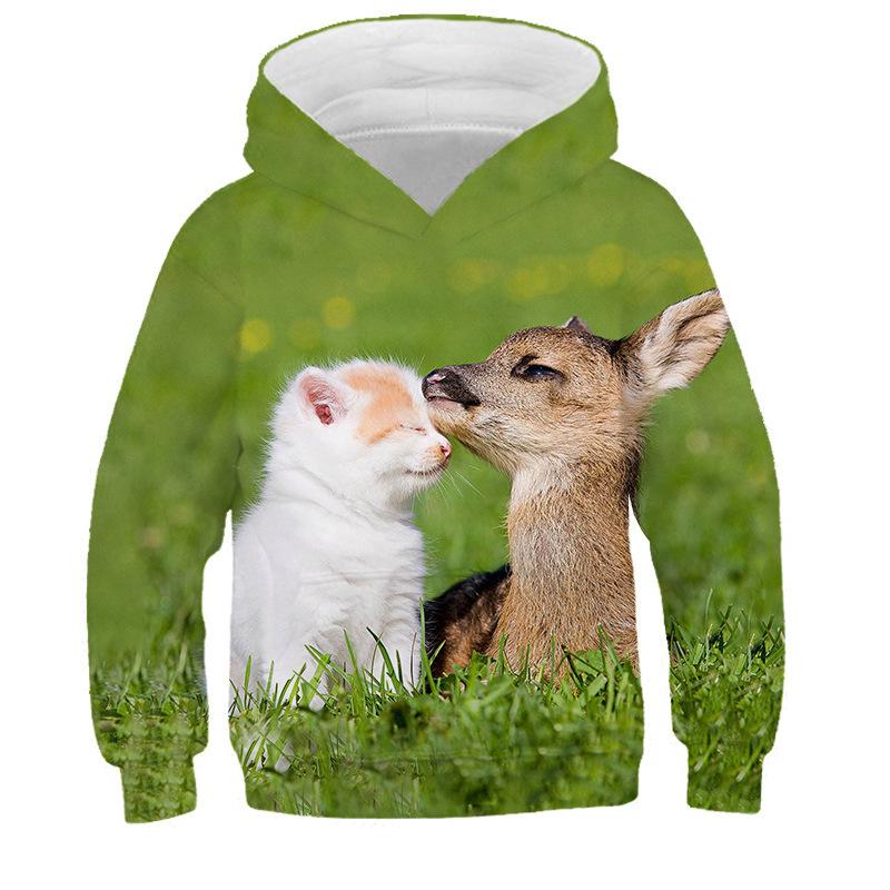 3D Rosa Hoodie Cool Girl Galaxy Harajuku Blau Kinder Pullover Einhorn Hübsche Regenbogen Schuluniform Kreative Kinder 150 von Joom DACH