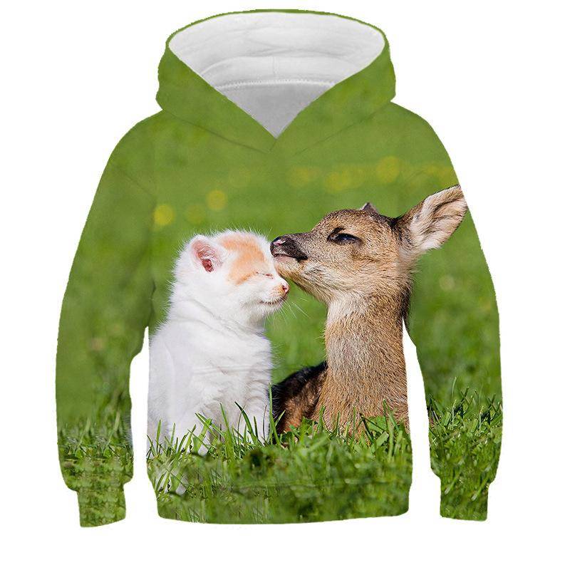 3D Rosa Hoodie Cool Girl Galaxy Harajuku Blau Kinder Pullover Einhorn Hübsche Regenbogen Schuluniform Kreative Kinder 150 von Joom DACH