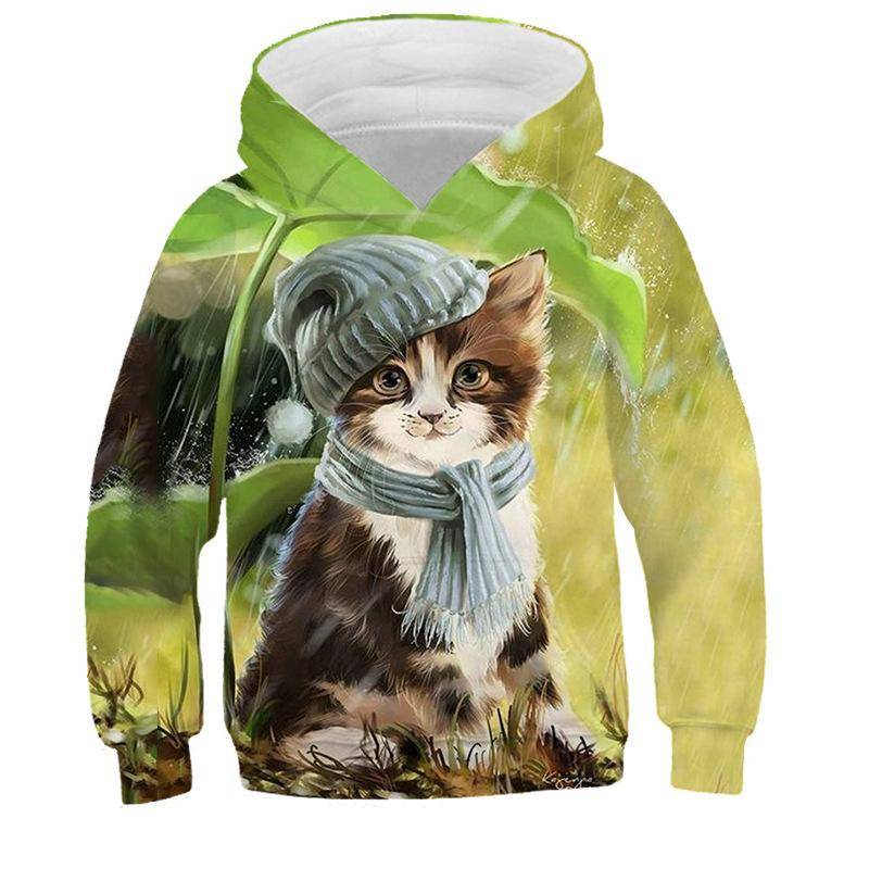 3D Rosa Hoodie Cool Girl Galaxy Harajuku Blau Kinder Pullover Einhorn Hübsche Regenbogen Schuluniform Kreative Kinder 160 von Joom DACH