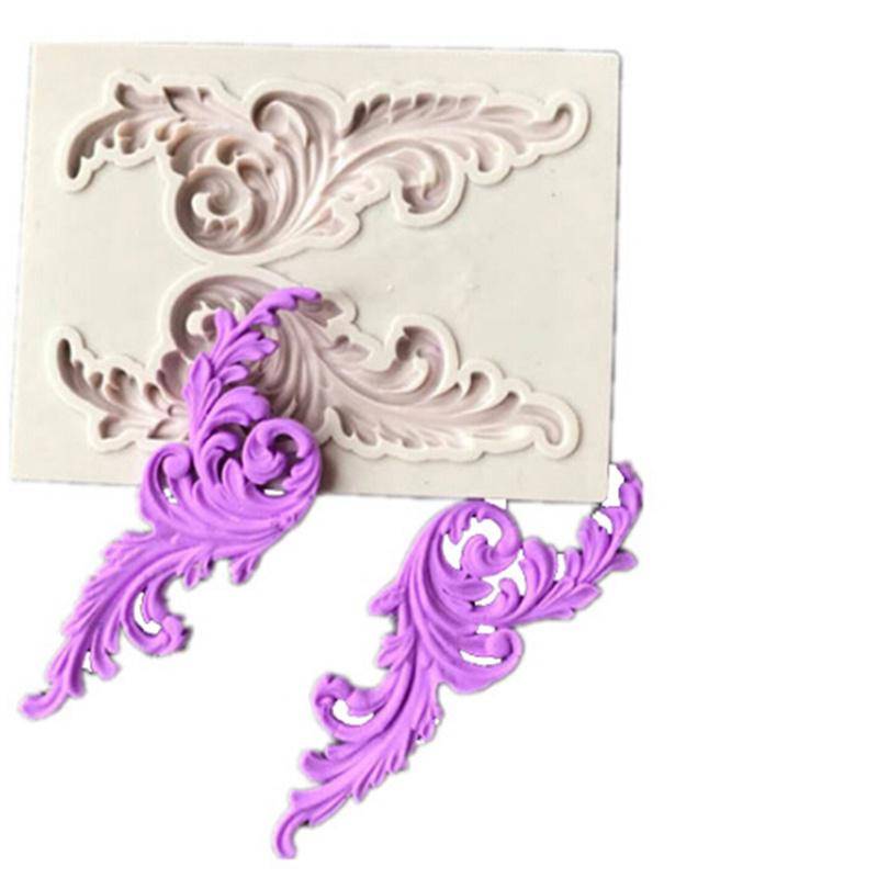 3D-Silikonformen im europäischen Stil, Spitze, Sugarcraft, Fondant, Schokoladenform, Silikon-Kuchenform 4 von Joom DACH