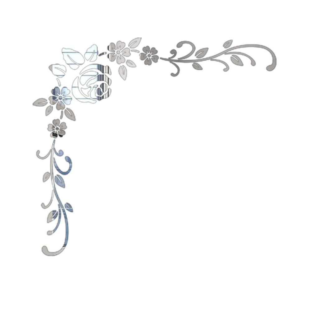 3D Spiegel Blume abnehmbare Wandaufkleber Kunst Acryl Wandtattoo Wand Home Decor silber 3D Spiegel Blume abnehmbare Wandaufkleber Kunst Acryl Wandtattoo Wand Home Decor silber von Joom DACH