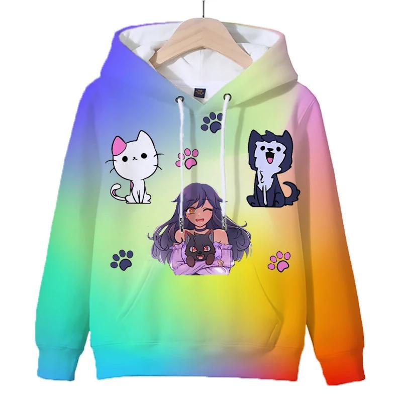 3D Spiel Aphmau Print Hoodie Kinder Mit Kapuze Sweatshirts Cartoon Anime Hoodies Frühling Herbst Kinder Kleidung Harajuku Mit Kapuze Pullvers 100 von Joom DACH