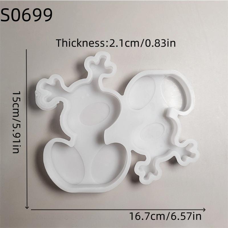 3D Weihnachts-Cartoon Kerze Hirsch Silikonform DIY Werkzeuge Spiegel Stereoskopische Hirschkopf Form DIY Gips Tropfenkleber Form Dekor A von Joom DACH