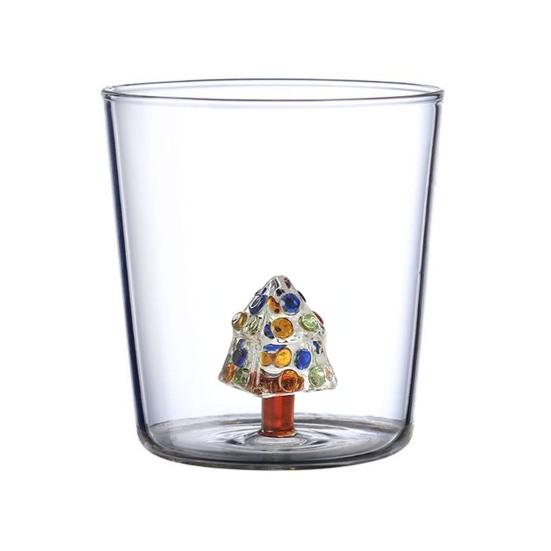 3D Weihnachtsbaum Glasbecher Hochborosilikat Weinglas für Saft bunt 3D Weihnachtsbaum Glasbecher Hochborosilikat Weinglas für Saft bunt von Joom DACH