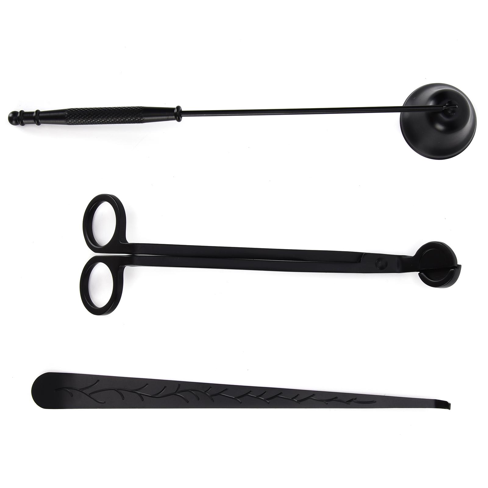 3PCS Kerze Zubehör Set Kerze Docht Trimmer Cutter Snuffer Feuerlöscher Docht Löffel Geschenk von Joom DACH