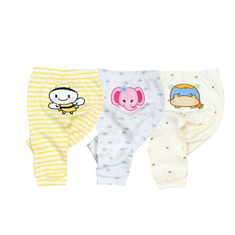 3PCS Neugeborenen Hosen Cartoon vier jahreszeiten Baby 100% Baumwolle Weiche Mädchen Hosen Baby Jungen hosen Hosen 0-24M 12M von Joom DACH