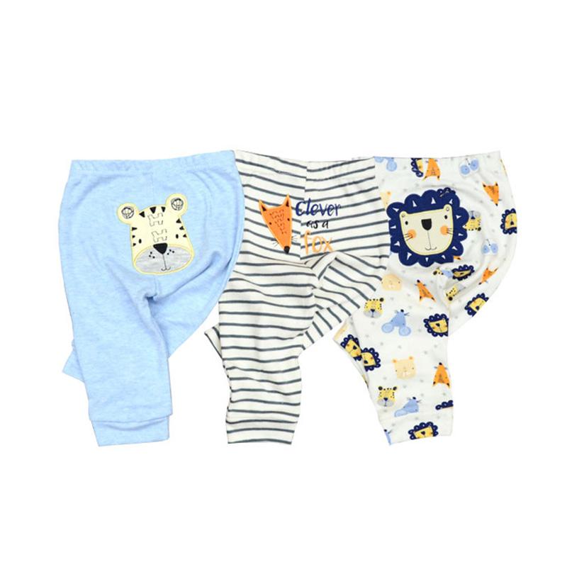 3PCS Neugeborenen Hosen Cartoon vier jahreszeiten Baby 100% Baumwolle Weiche Mädchen Hosen Baby Jungen hosen Hosen 0-24M 24M von Joom DACH