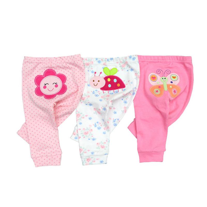 3PCS Neugeborenen Hosen Cartoon vier jahreszeiten Baby 100% Baumwolle Weiche Mädchen Hosen Baby Jungen hosen Hosen 0-24M 24M von Joom DACH