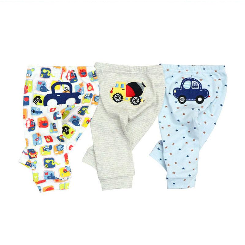 3PCS Neugeborenen Hosen Cartoon vier jahreszeiten Baby 100% Baumwolle Weiche Mädchen Hosen Baby Jungen hosen Hosen 0-24M 24M von Joom DACH