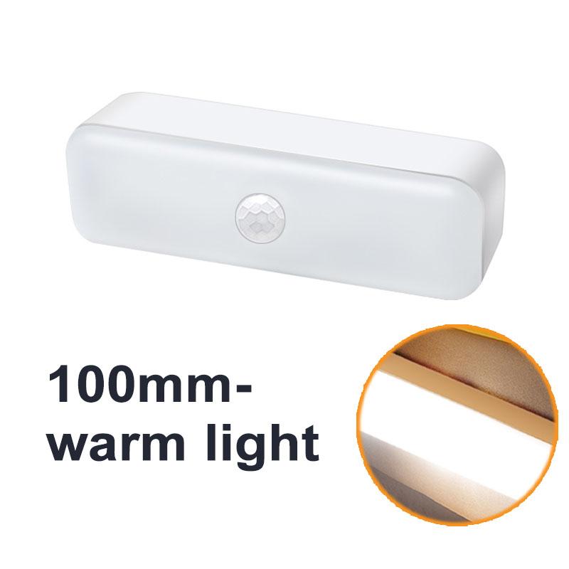 3W LED PIR Bewegungsmelder Licht Wireless USB wiederaufladbar magnetische LED Nachtlicht Lampe für Treppenhaus Gang Kleiderschrank Babypflege Schlafzimmer Licht 100mm-warm light von Joom DACH