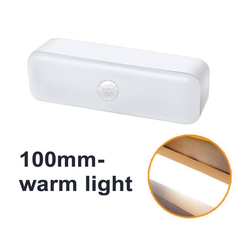 3W LED PIR Bewegungsmelder Licht Wireless USB wiederaufladbar magnetische LED Nachtlicht Lampe für Treppenhaus Gang Kleiderschrank Babypflege Schlafzimmer Licht 100mm-warm light von Joom DACH