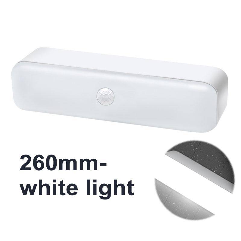 3W LED PIR Bewegungsmelder Licht Wireless USB wiederaufladbar magnetische LED Nachtlicht Lampe für Treppenhaus Gang Kleiderschrank Babypflege Schlafzimmer Licht 260mm-white light von Joom DACH