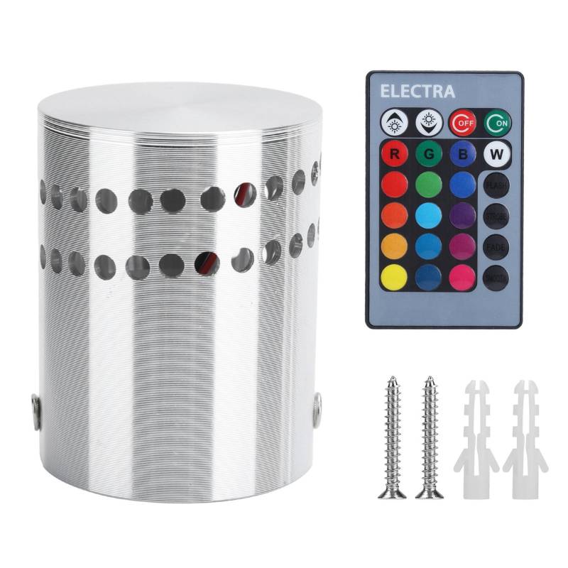 3W RGB Spiral LED Deckenleuchte Drahtlose Fernbedienung Dimmbare Wandleuchte Verkabelt AC85‑265V von Joom DACH