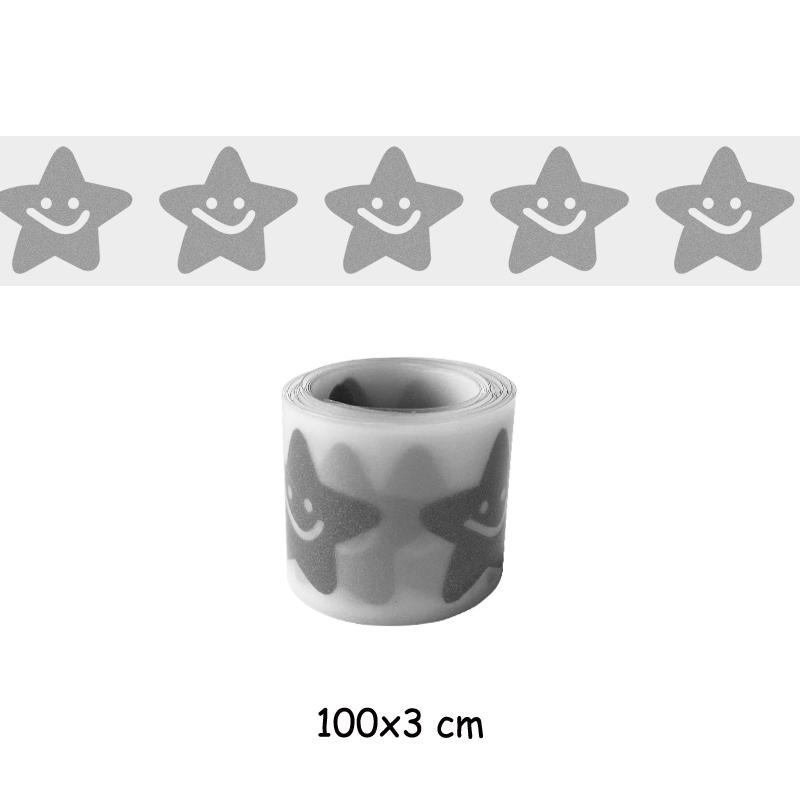 3X100cm Wärmeübertragung Thermoaufkleber Reflektierendes Haustierband Aufkleber Vinylfolie Silber Aufbügeln Reflektierendes Diy Nähen Basteln 3x100cm von Joom DACH