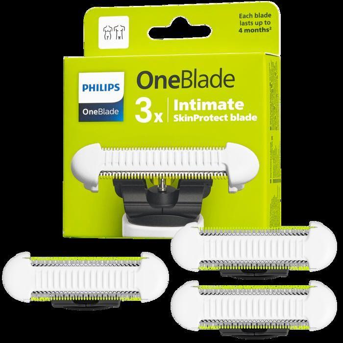 3x KLINGEN FÜR PHILIPS ONEBLADE SKINPROTECT INTIM QP229 RASIERER FÜR FRAUEN von Joom DACH