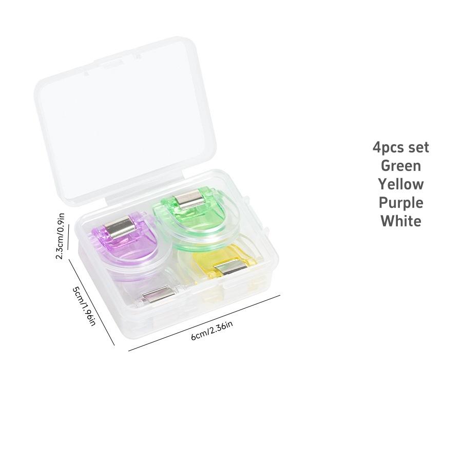 4/12 Stück mehrfarbige Clips-Set, Mini-transparenter Seitenhalter, Büroklammer für Memo-Datei, Index, Magazin, Haushalt von Joom DACH