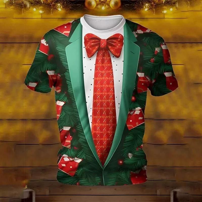 4-15 Jahre Weihnachten T-Shirts Bequemes Polyester Jungen Kinder Langarm T-Shirt Cartoon 3D Gedrucktes T-Shirt Kinderkleidung 120 von Joom DACH