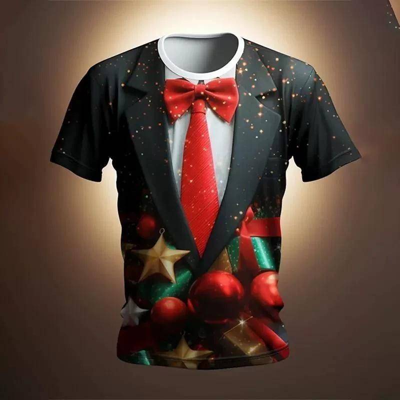 4-15 Jahre Weihnachten T-Shirts Bequemes Polyester Jungen Kinder Langarm T-Shirt Cartoon 3D Gedrucktes T-Shirt Kinderkleidung 140 von Joom DACH