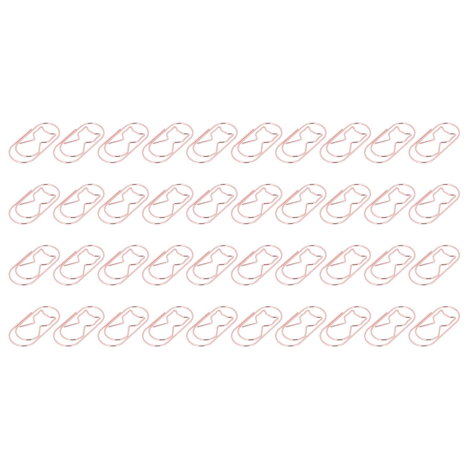 4 Boxen Niedliche Katze Büroklammer Lustig geformt Plattierte Oberfläche Papierklemme Lesezeichen-Clips Draht-Lesezeichen für rose gold von Joom DACH