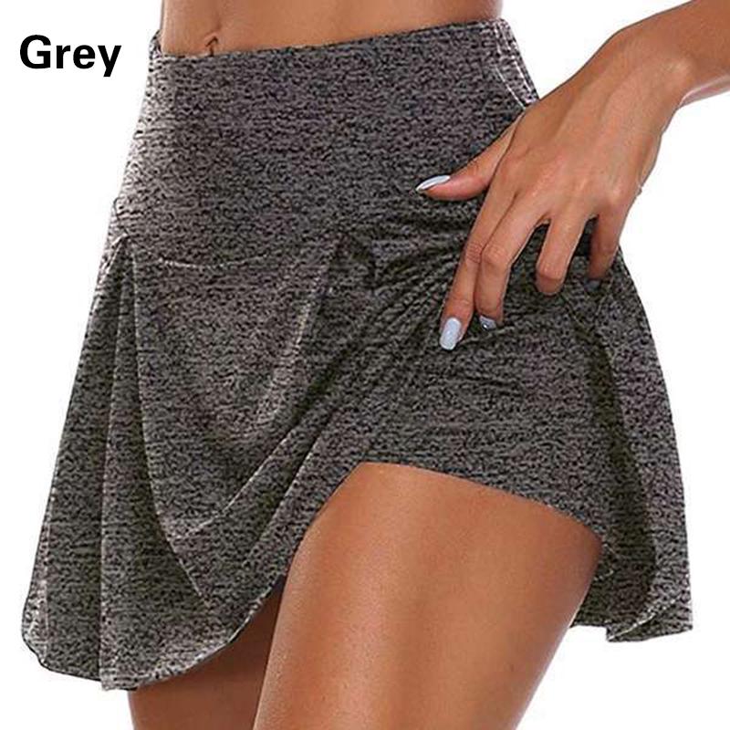 4 Farben Damenmode Minirock Hohe Taille kurzer Rock Sport Fitness Yoga Shorts 1 Stk S von Joom DACH