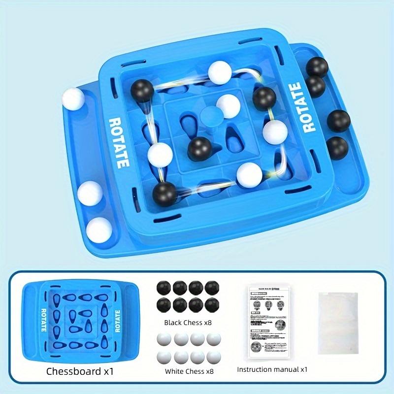 4-Gewinnt Brettspiel - Kreatives Strategie-Familienspielzeug für Kinder über 3 Jahre, perfekt für Halloween- und Weihnachtsfeiern blau von Joom DACH