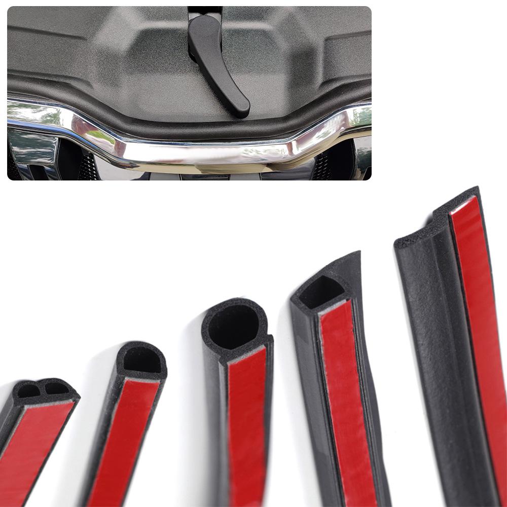 4 Meter BPZD-Formtyp Autotür-Dichtungsstreifen EPDM-Gummi Geräuschdämmung Dichtungsstreifen Schalldichte Autodichtung Starker selbstklebender Aufkleber von Joom DACH
