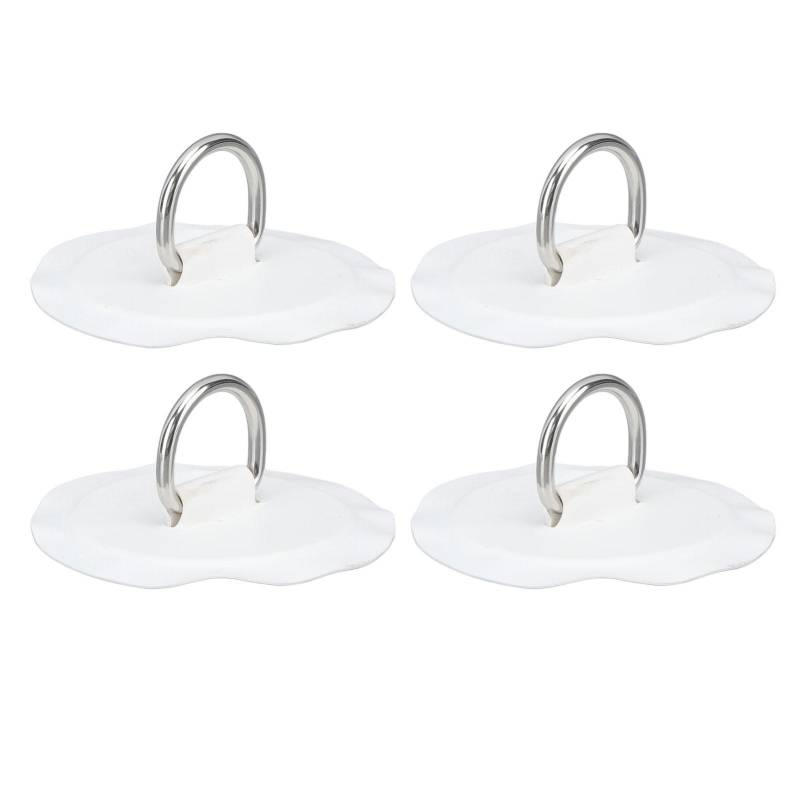 4 STÜCKE D-Ring-Patch PVC Runde Form Starker Edelstahl D-Ring-Pad für Boot Floß Paddle Board Rot von Joom DACH