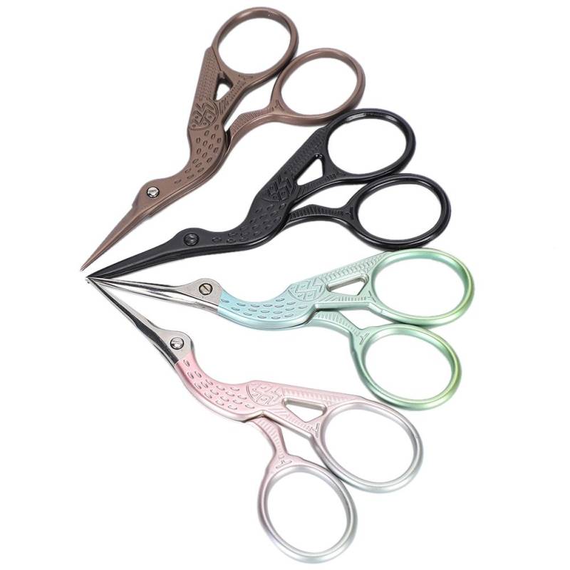 4 Stück Kran Scheren Retro DIY Stoff Garn Schneiden Stickerei Nähzubehör 3,5 Zoll von Joom DACH