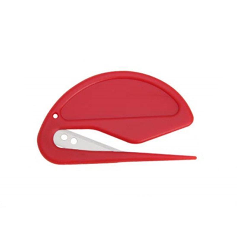 4 Stück Kunststoff-Brieföffner, Mini-Scharf-Brieföffner, Sicherheits-Mail-Umschlag, geschützte Papier-Schneideklinge 4pcs rot von Joom DACH