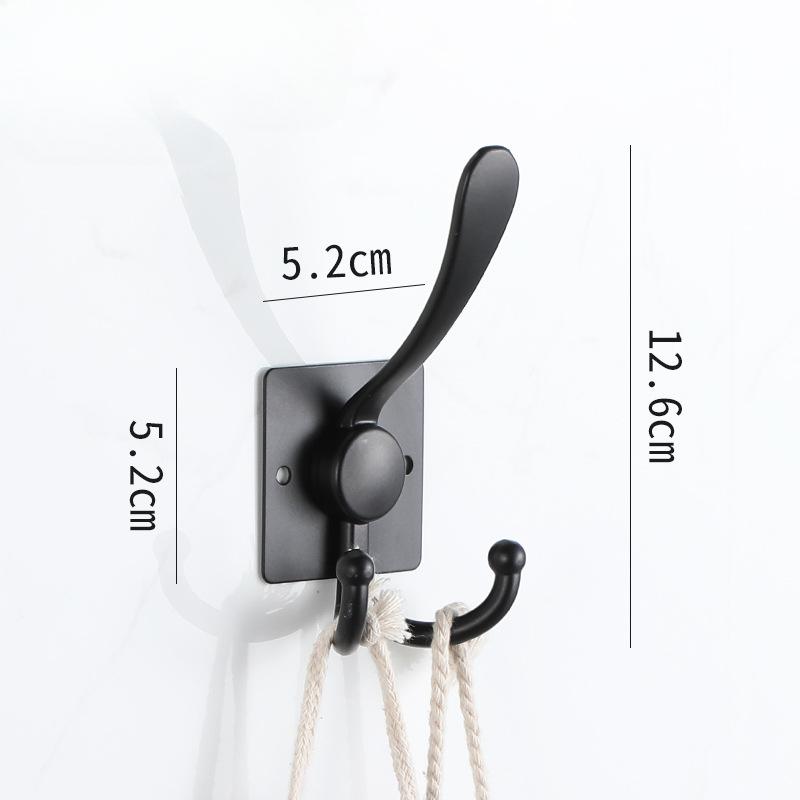 4 Stück Mantelhaken Mattschwarz Wandmontierte Mantelhaken Selbstklebende Haken DIY Haken Jacke Tasche Schlüssel Mütze Handtuch Tasse 4pcs von Joom DACH