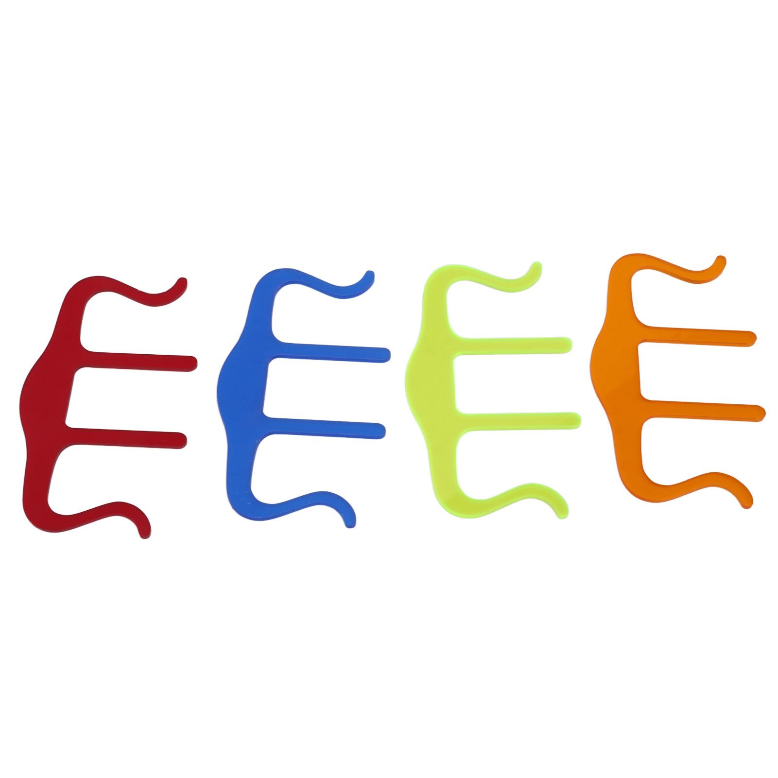 4 Stück Notenbuchklemme M-Form Seitenhalter Acryl Wind Papierklemme für Zeitung Zeitschrift von Joom DACH