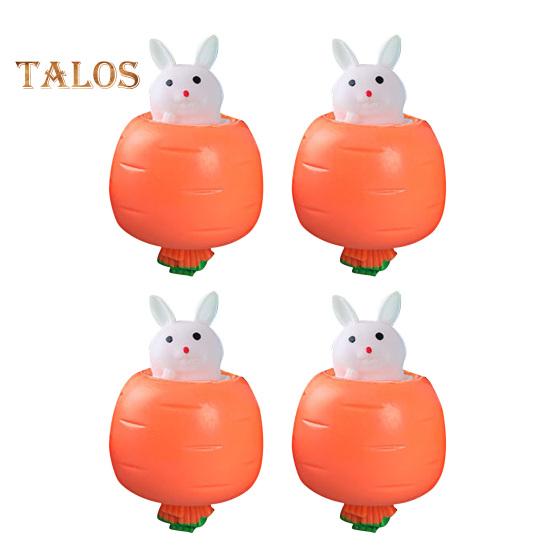 4 Stück Popping Rabbit Karotte Squeeze Spielzeug Angst Stressabbau Hase Rettich Sensorisches Kneifspielzeug Kinder Erwachsene Gemüse Tier Zappelspielzeug 4pcs weiß von Joom DACH