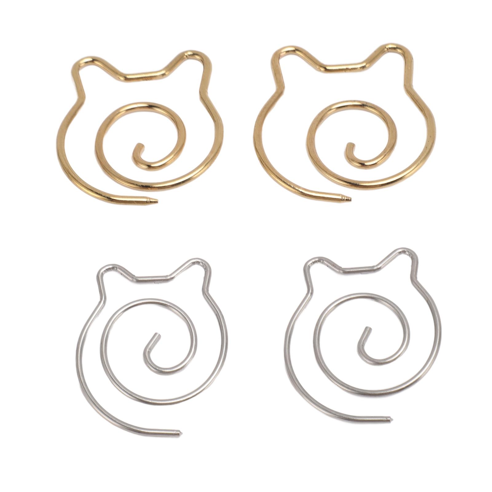 4 Stück Spiralkabel Stricknadel DIY Handwerk Kabelnadel Schalnadel Metall Rund Spiralförmige Nadel von Joom DACH