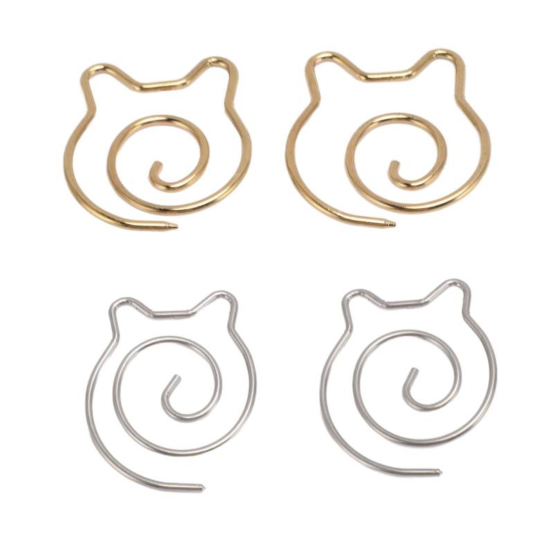 4 Stück Spiralkabel Stricknadel DIY Handwerk Kabelnadel Schalnadel Metall Rund Spiralförmige Nadel von Joom DACH