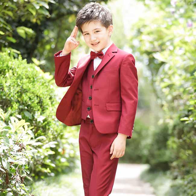 4 Stücke Kinder Hochzeit Blazer Anzug Marke Blume Jungen Formale Smoking Schule Anzug Kinder Herbst Kleidung Set 100 von Joom DACH