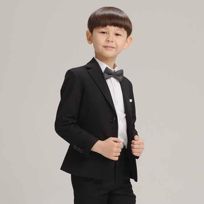 4 Stücke Kinder Hochzeit Blazer Anzug Marke Blume Jungen Formale Smoking Schule Anzug Kinder Herbst Kleidung Set 130 von Joom DACH