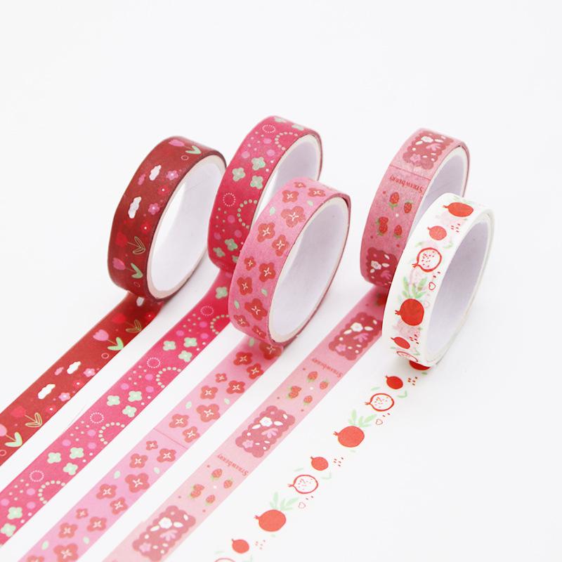 4 Teile/satz Retro Geometrie Washi Tape Set Tagebuch DIY Dekoration Student Aufkleber Koreanische Schreibwaren Bürobedarf Pfirsich von Joom DACH
