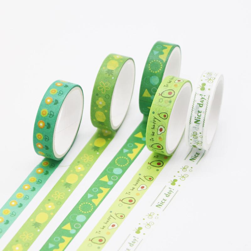 4 Teile/satz Retro Geometrie Washi Tape Set Tagebuch DIY Dekoration Student Aufkleber Koreanische Schreibwaren Bürobedarf Pfirsich von Joom DACH