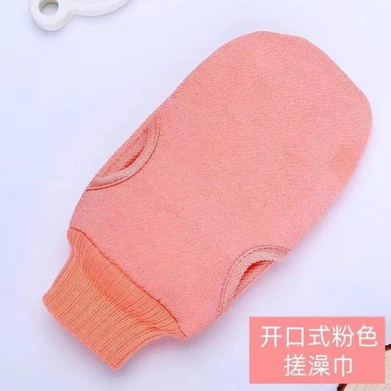 4 farben Bad Handtuch Körper Reinigung Peeling Peeling Peeling Abgestorbene Haut Anti Slip Handschuhe Weiche Bad Bürste Für Dusche SPA körper Massage rosa von Joom DACH
