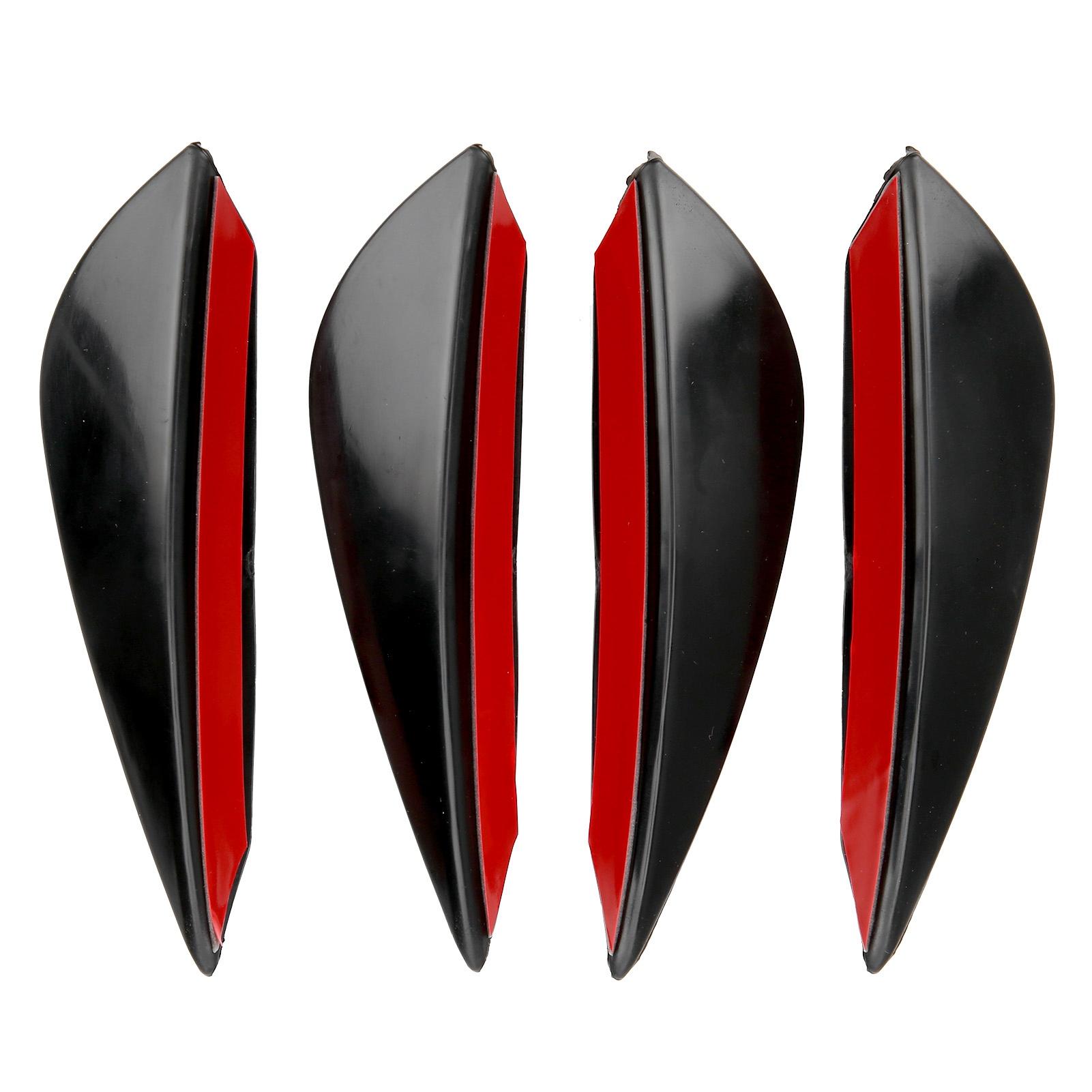 4 stücke Front Stoßstange Luft Messer Spoiler Änderung Universal Diffusor PVC Paste TypeGlossy Schwarz 4 stücke Front Stoßstange Luft Messer Spoiler Änderung Universal Diffusor PVC Paste TypeGlossy Schwarz von Joom DACH