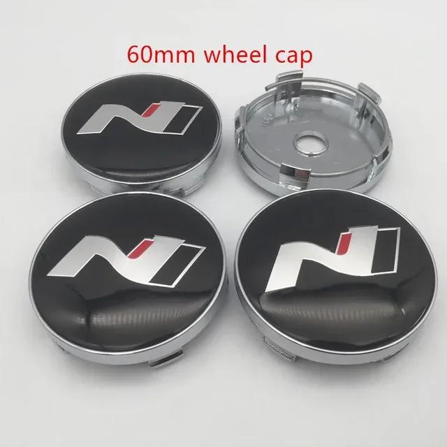 4 teile/los 60mm Auto Rad Center Hub Caps Anti-staub Abdeckungen 56mm Aluminium Rad Center Abzeichen Aufkleber Emblem Aufkleber 60mm von Joom DACH